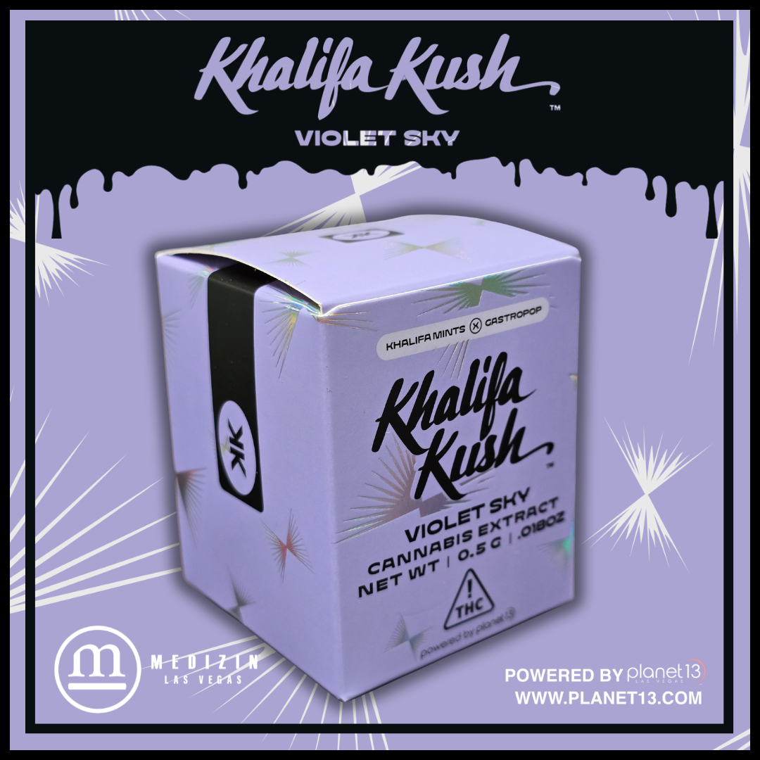 Photograph of product: Khalifa Kush Violet Sky .5g Live Resin Badder