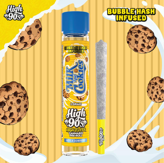 Photograph of product: MILK & COOKIES 1G BUBBLE au chocolat INFUSED PREROLL