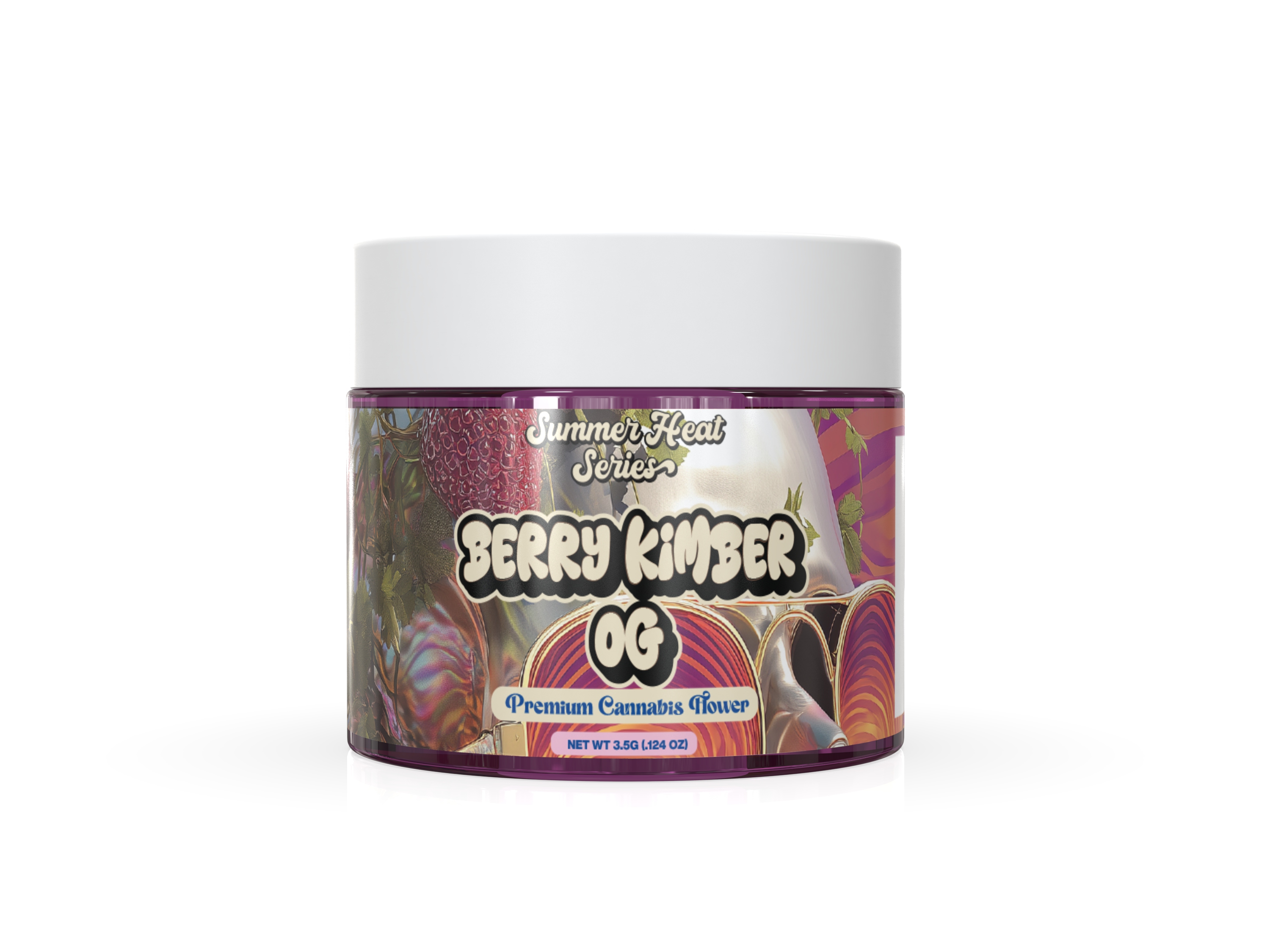 Photograph of product: 3.5g Berry Kimber OG Flower