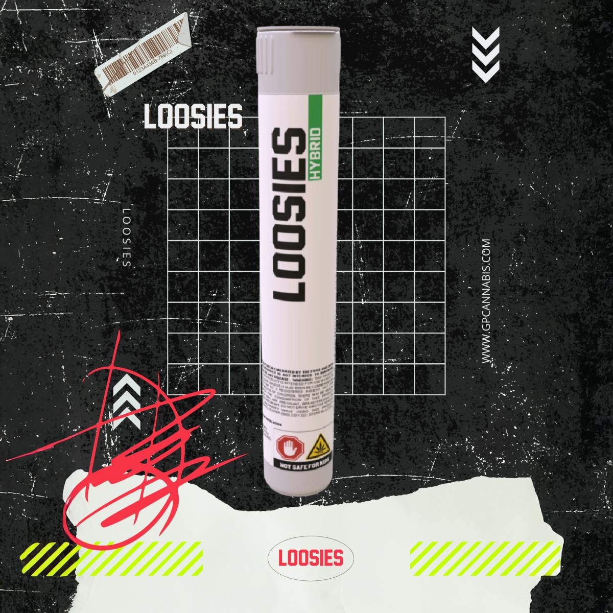 Photograph of product: Loosies 1g Kief Enhanced Pre Roll - Skittlez