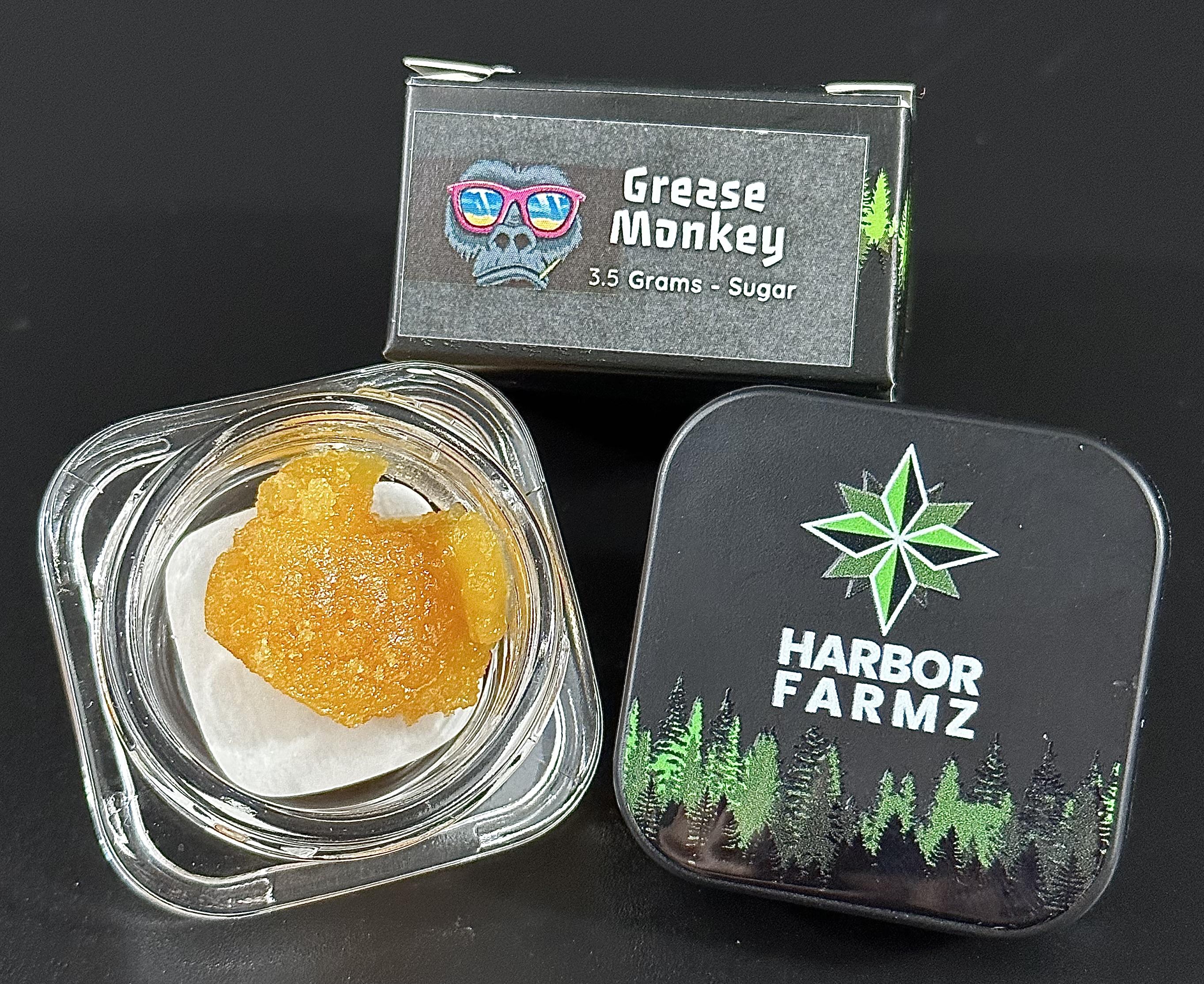 Photograph of product: Harbor Farmz *Baller Jar*   Cured Sugar   Grease Monkey