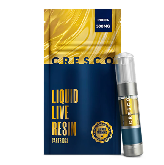 Photograph of product: TAURUS | LIVE RESIN | .5G | CARTRIDGE
