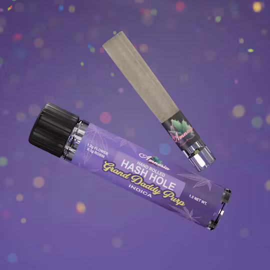 Photograph of product: AMNESIA | GRAND DADDY PURP - au chocolat HOLE Oui'd