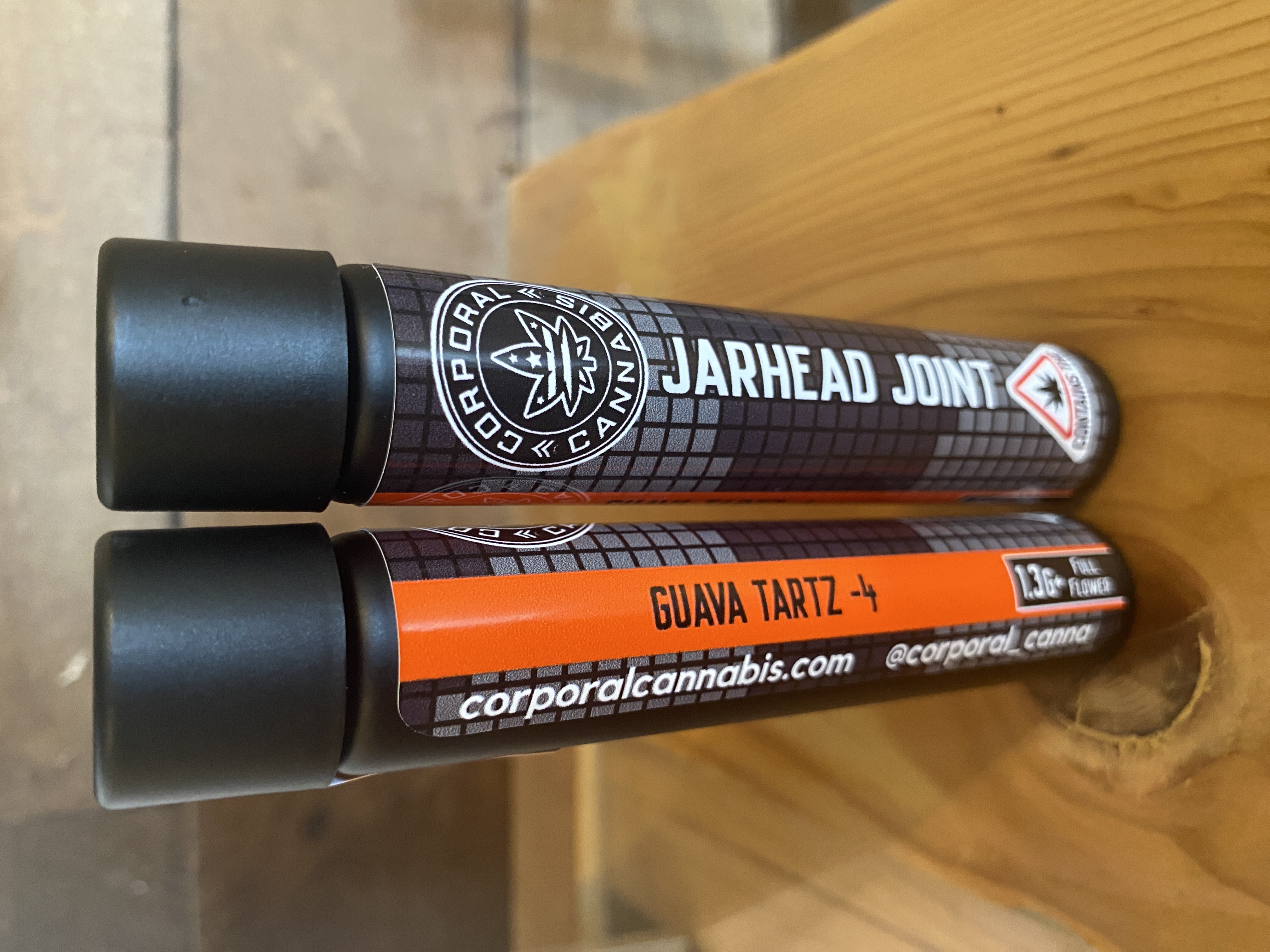 Photograph of product: JARHEAD JOINT | GUAVA TARTS -4 | CORPORAL OUID! | PRE-ROLL | 1.3g
