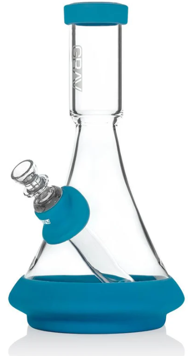 Photograph of product: GRAV - Deco Beaker in Silicone - Blue
