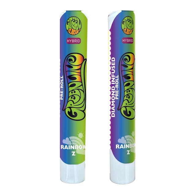 Photograph of product: Rainbow Z Diamond Infused Preroll - 1g - 