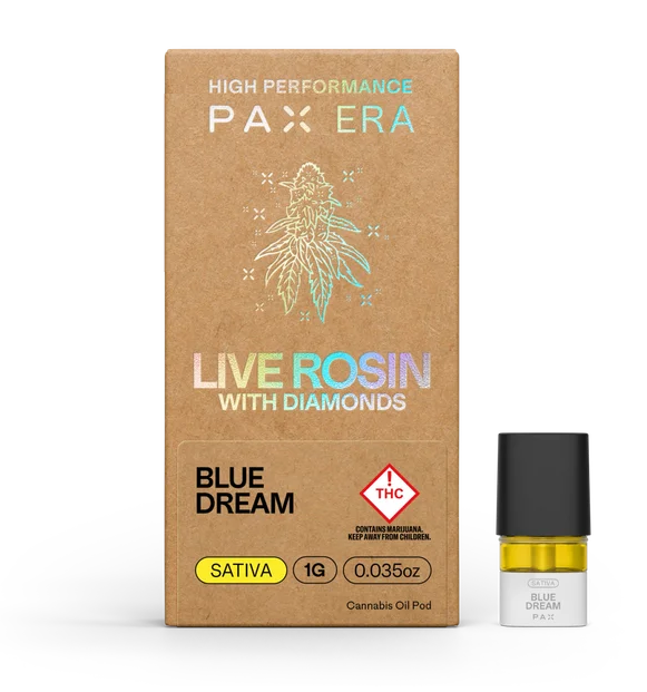 Photograph of product: PAX Blue Dream Live Rosin Pod 1000mg