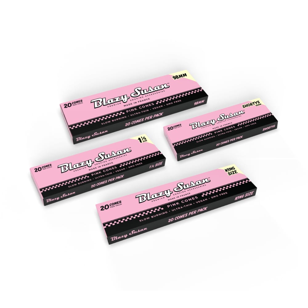 Photograph of product: Blazy Susan | 1 1/4 | Pink Cone | 20pk Bulk