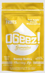 Photograph of product: OGeez! The Fruits Sunny Oui'd Gummies [10pk]