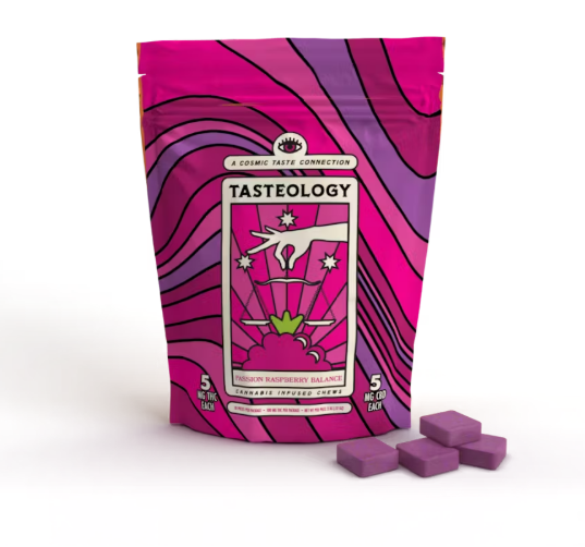 Photograph of product: Passion Raspberry Balance Chews 4-5.5mg 20pc