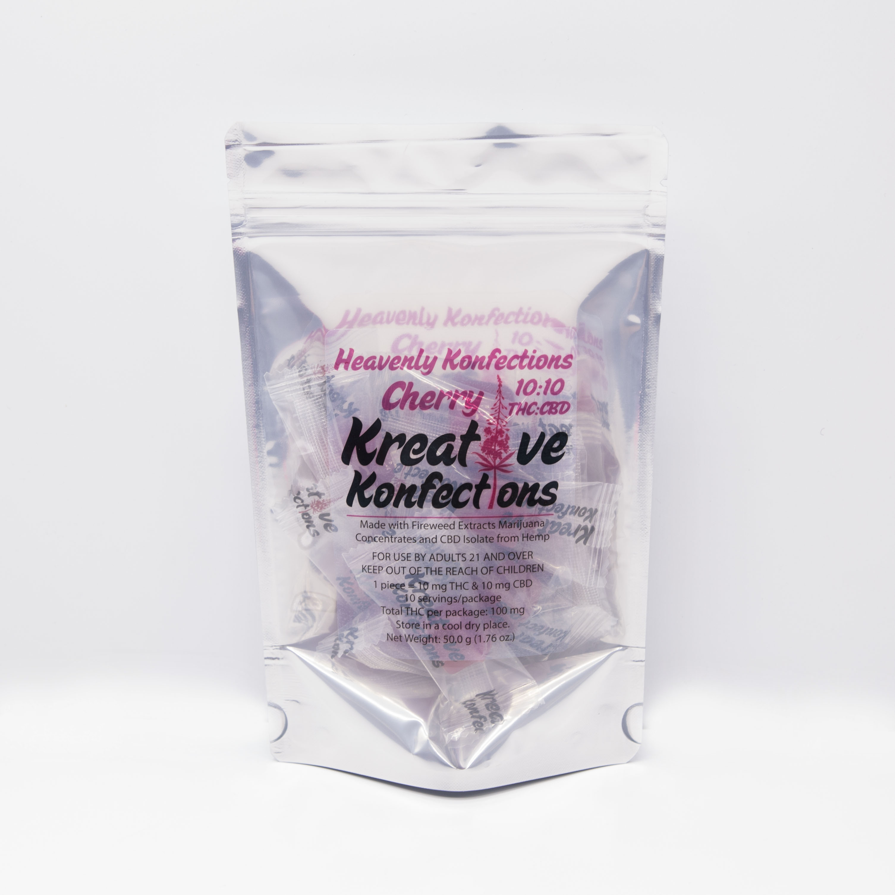 Photograph of product: Cherry Heavenly Soft Chews - 100mg