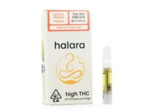 Photograph of product: Halara - 1g Apricot Octane High THC Cart
