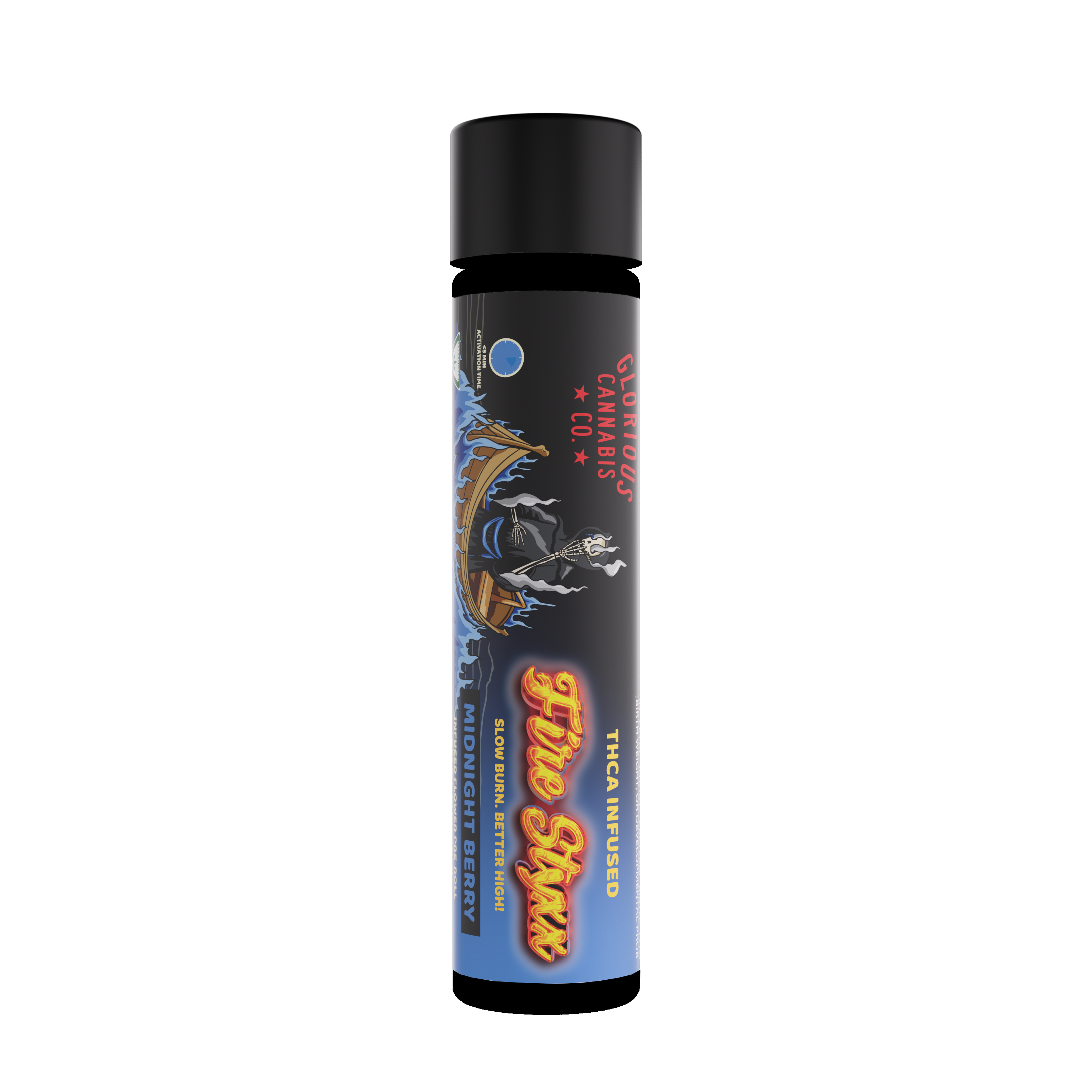 Photograph of product: Midnight Berry Infused Pre-Roll | 1g - Fire Styxx