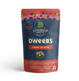 Photograph of product: Cherry Dweebz | 15mg Nerd Bites