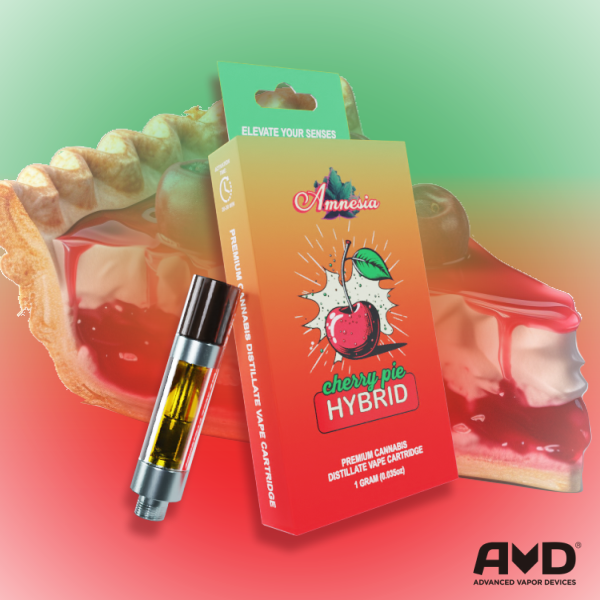 Photograph of product: Amnesia - Cherry Pie Cartridge 1g