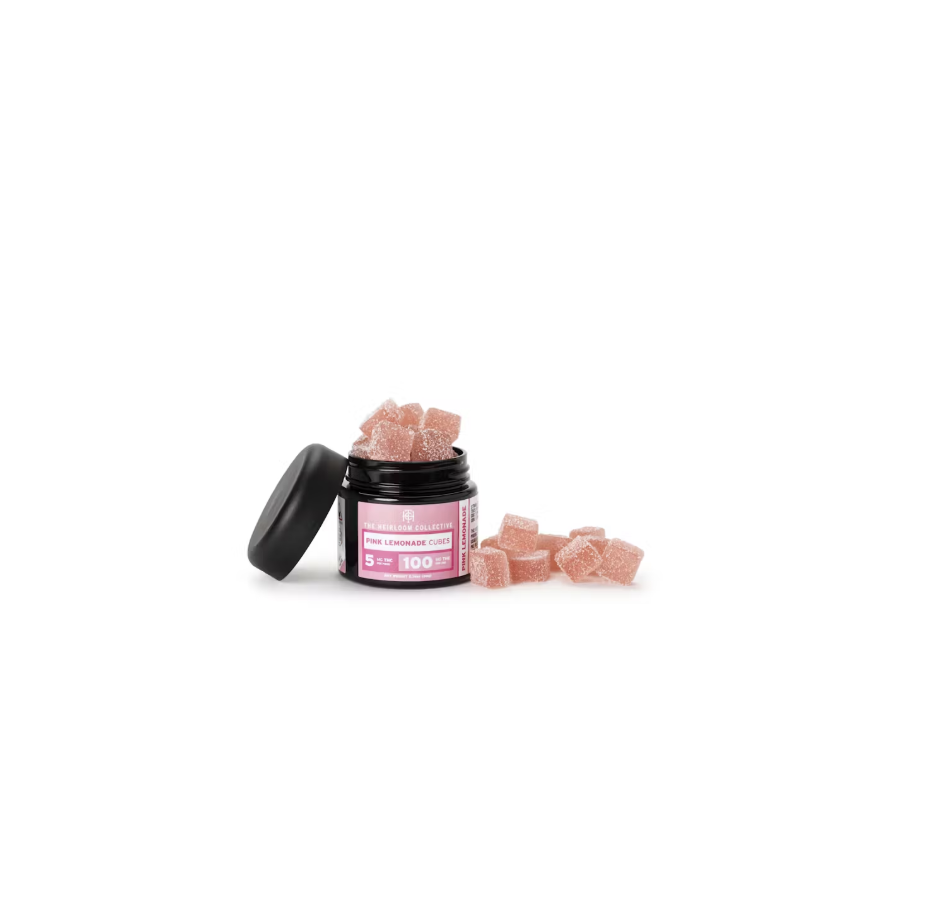 Photograph of product: Heirloom Collective Pink Lemonade Gummies 100mg