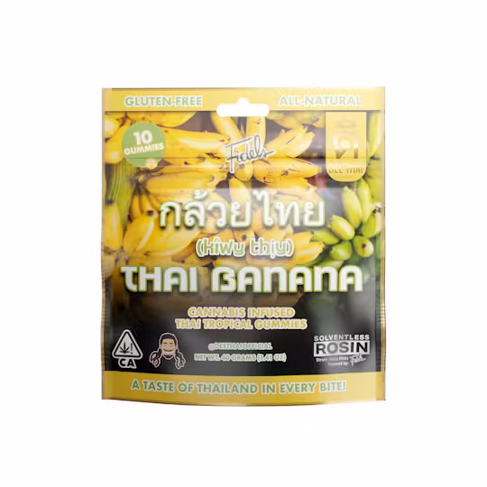 Photograph of product: Dee Thai | Thai Banana Gummies