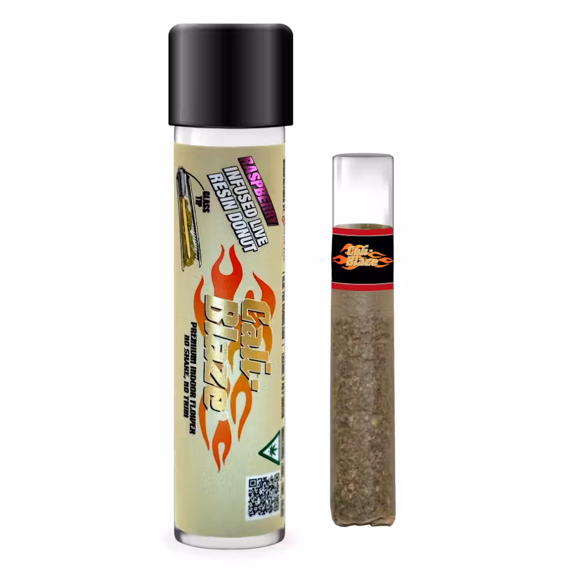Photograph of product: Cali-Blaze - Live Resin Infused Donut - (1.2g) - Oui'd - **CHERRY LIME** (2/$15)
