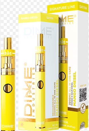 Photograph of product: Dime - Disposable - (S) - Mango Diesel