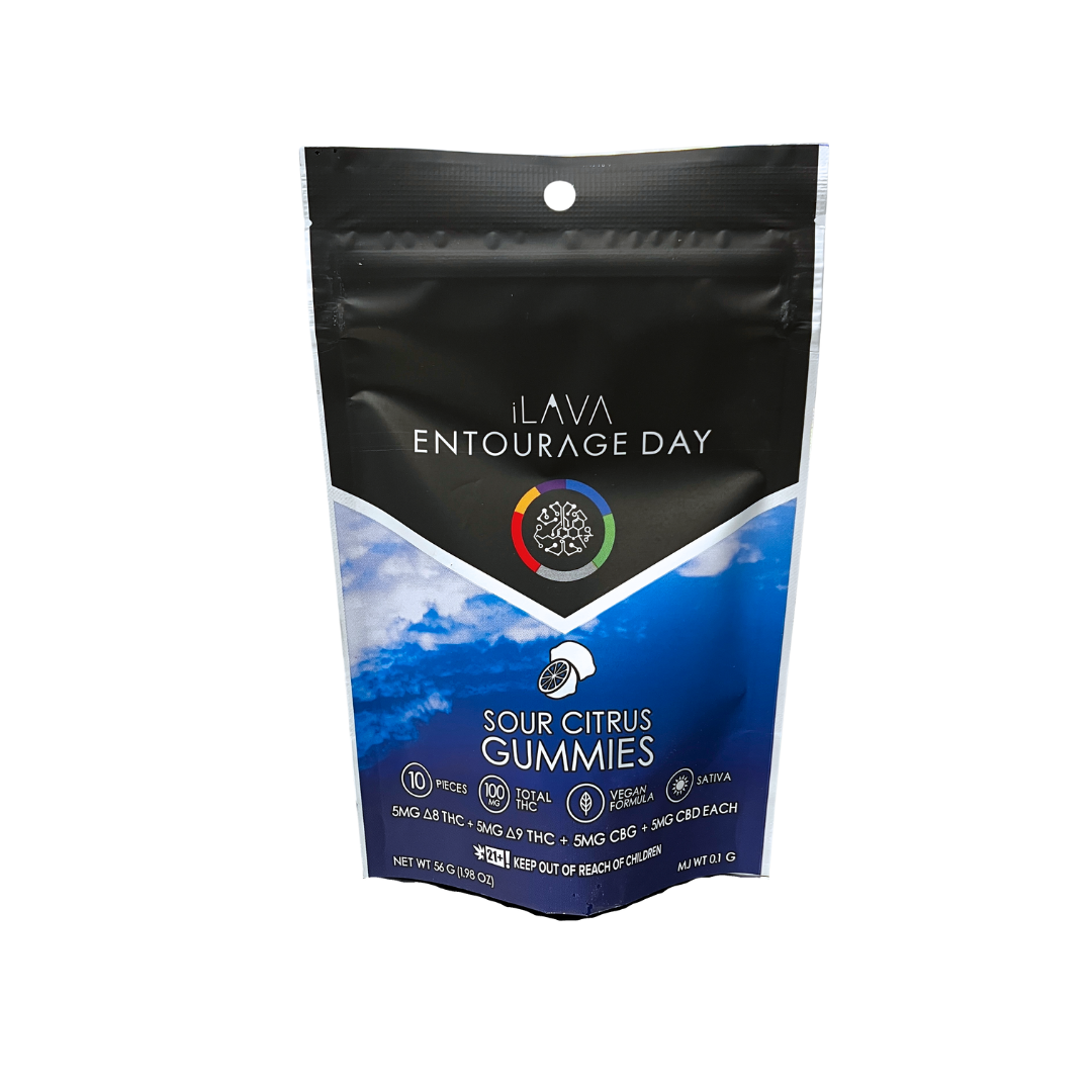 Photograph of product: Day Sour Citrus Gummies (H) | 100mg