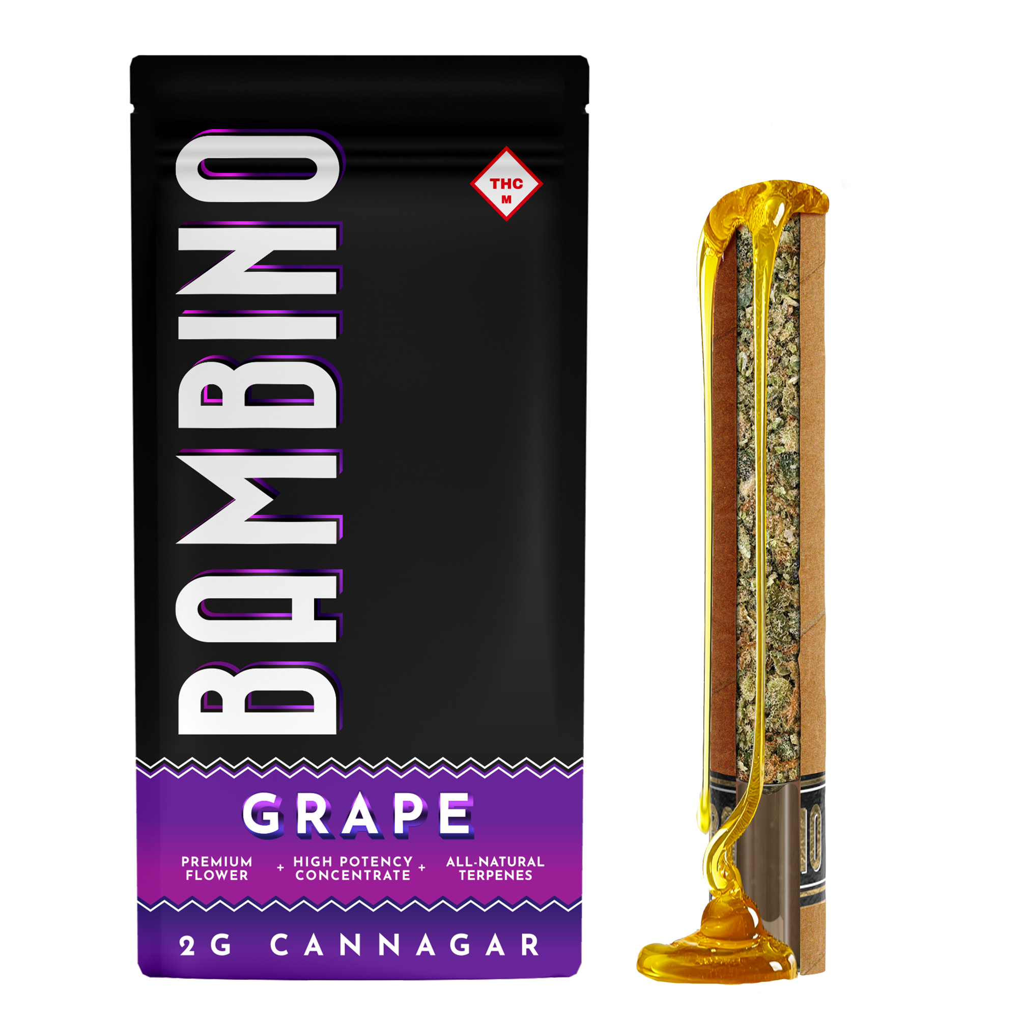 Photograph of product: BAMBINO | Infused Blunt | Grape 2g