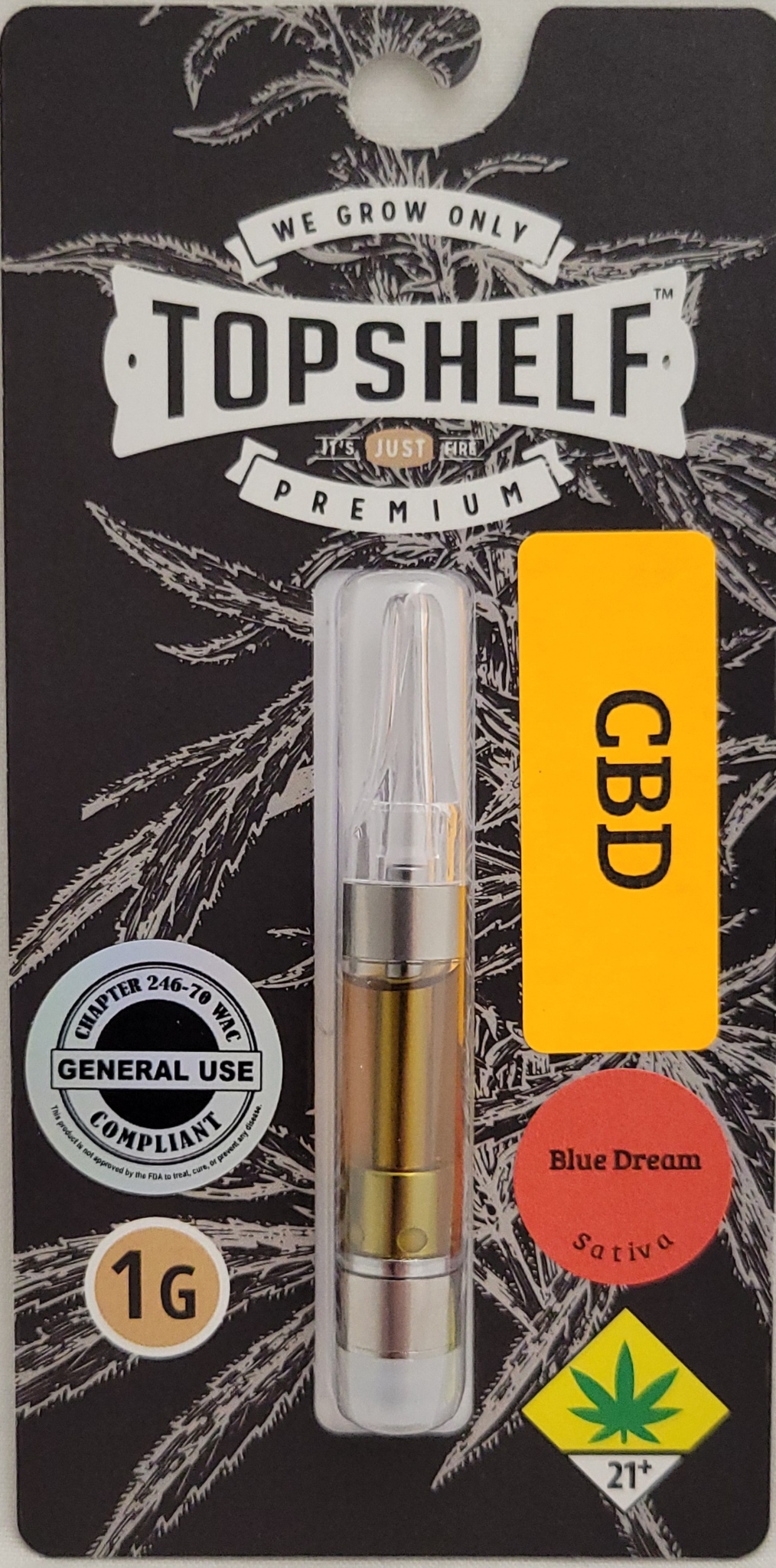 Photograph of product: Blue Dream CBD:TH-oui 1:1 | 1g