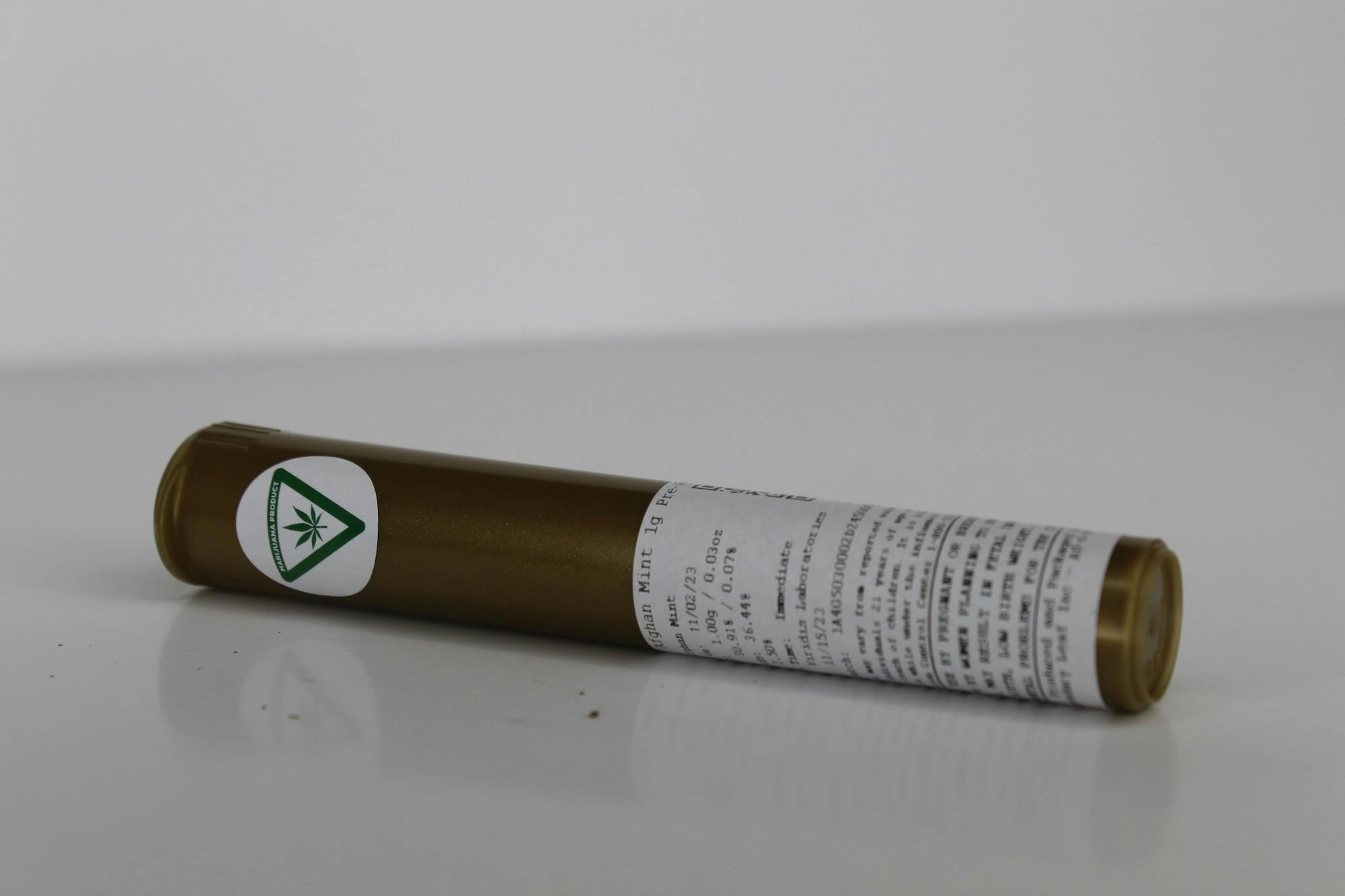 Photograph of product: The Legendary Leaf | Afghan Mint | Pre Roll