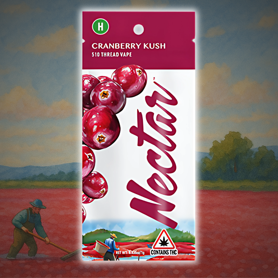 Photograph of product: 510 | Nectar | Cranberry Kush | 93.69% TAC