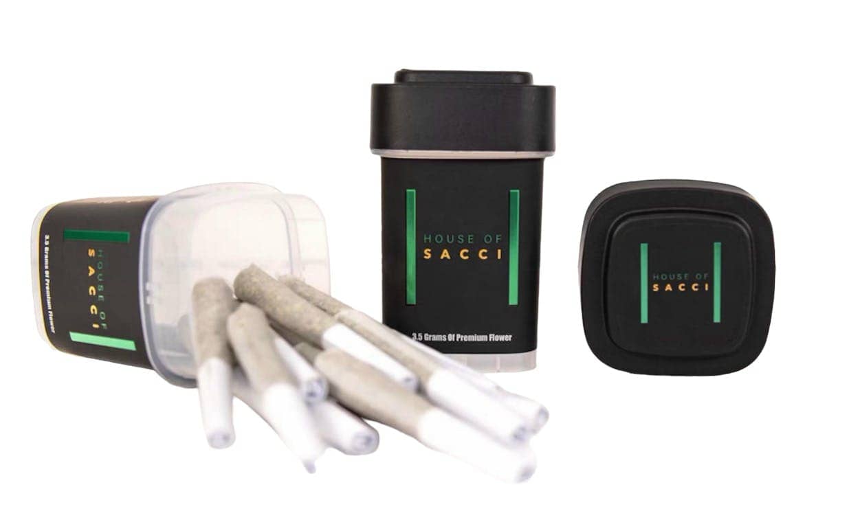 Photograph of product: House of Sacci - Purple Z Dog Walkers (7x.5g joints) - Prerolls