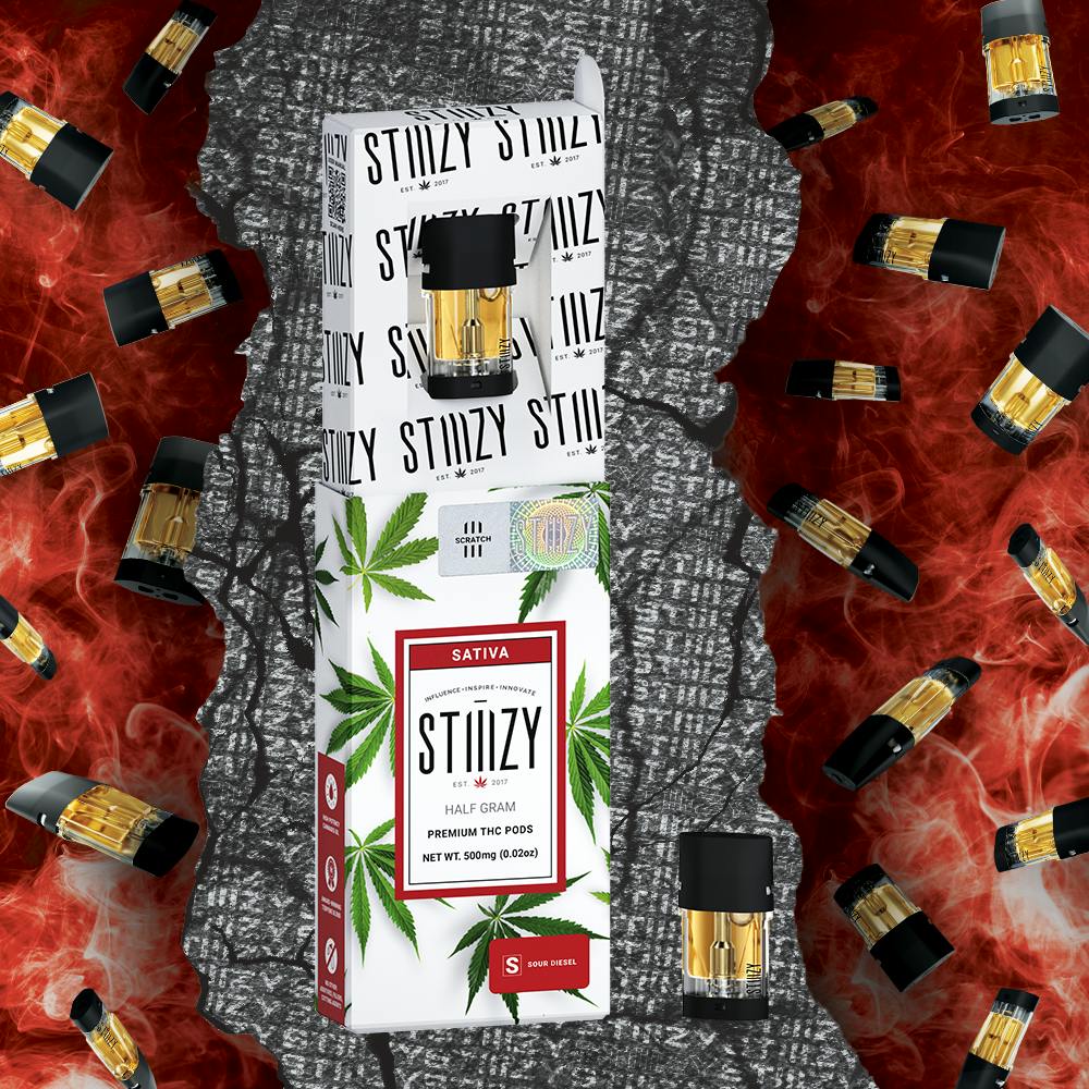 Photograph of product: 500mg Sour Tangie Liiil AIO