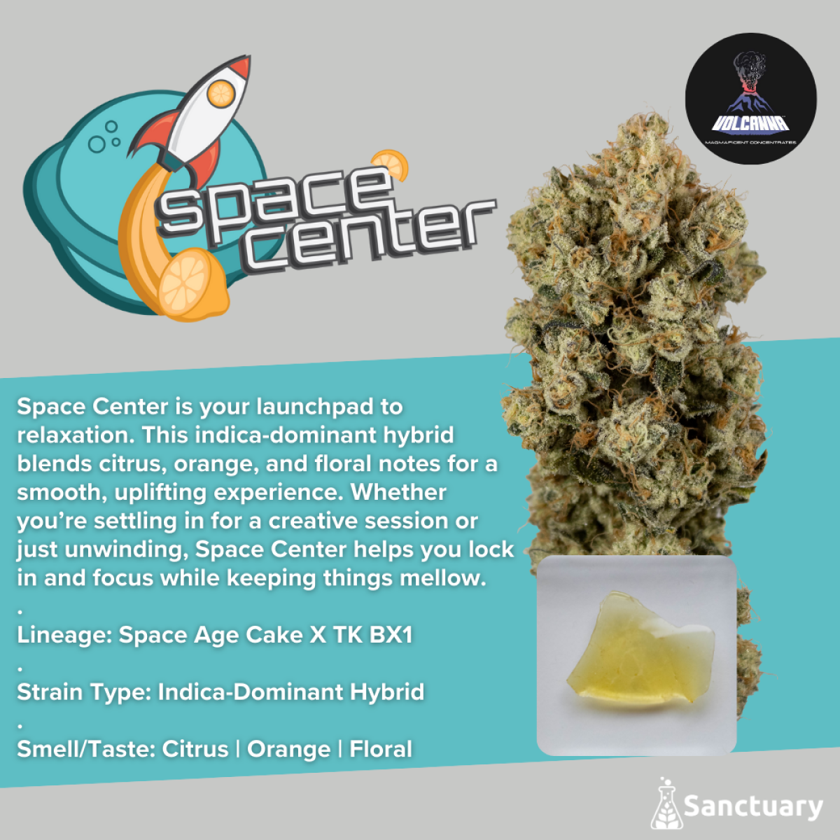 Photograph of product: Space Center I Shatter I .5G