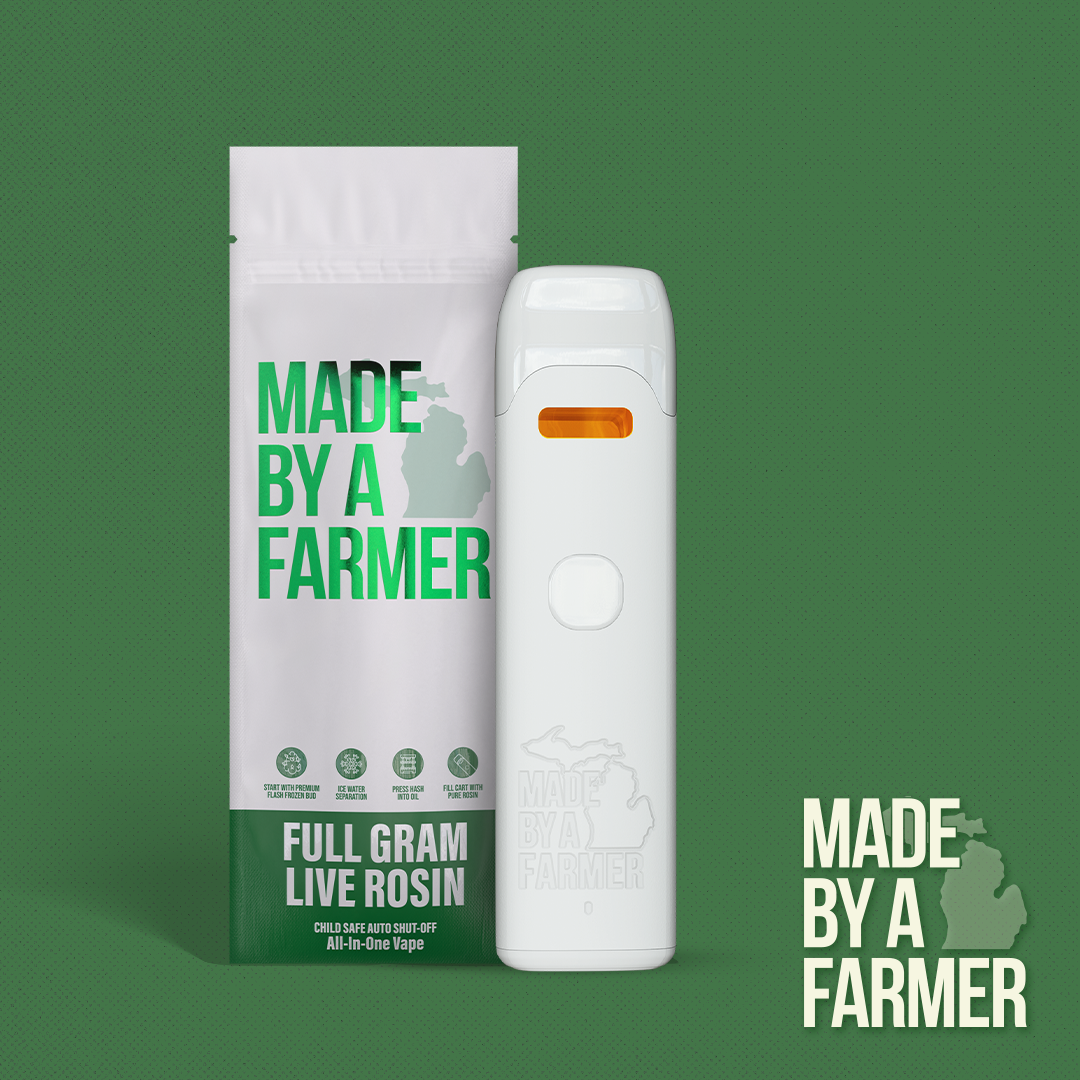 Photograph of product: Block Berry x NLG | 1G Live Rosin Vape