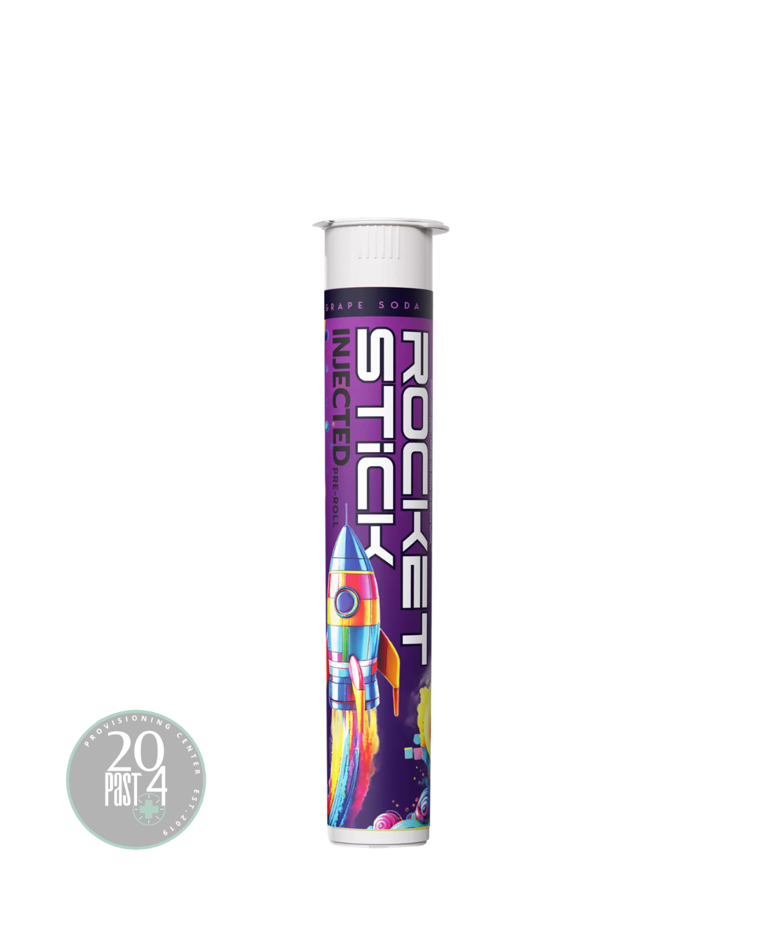 Photograph of product: Rocket Stick | Grape Soda | Infused Pre-Roll