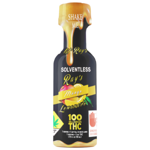 Photograph of product: Lil' Ray's au chocolat Rosin Mango Lemonade | 100mg (DOH)