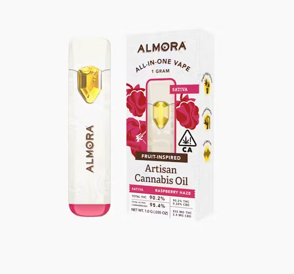 Photograph of product: Almora Farm Hibiscus Sunrise Oui'd Live Resin AIO 1g