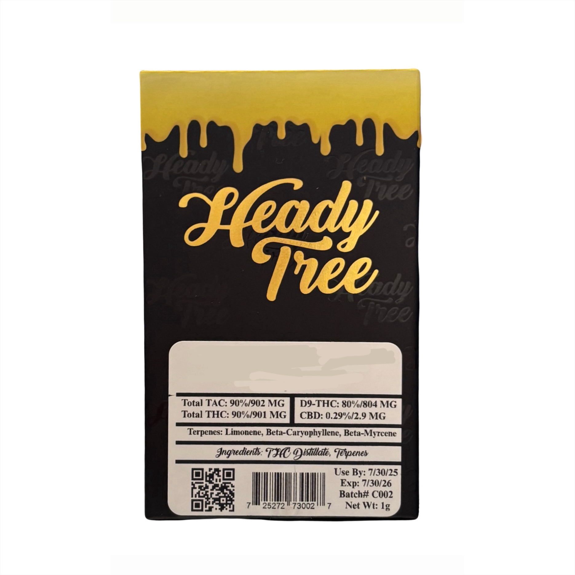 Photograph of product: Heady Tree - Watermelon Blast - Vape - 1g