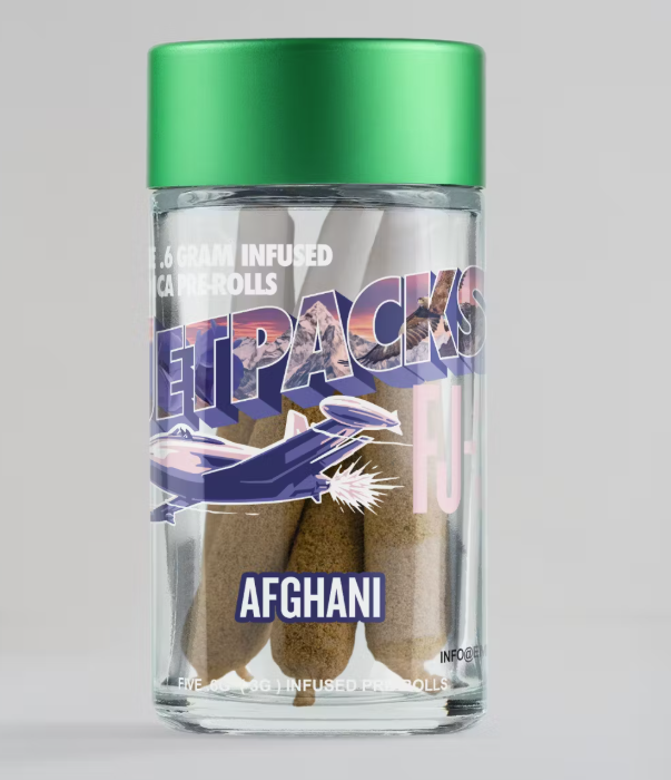 Photograph of product: FJ-3 - Afghani - Infused Pre-Rolls - 5 Pack
