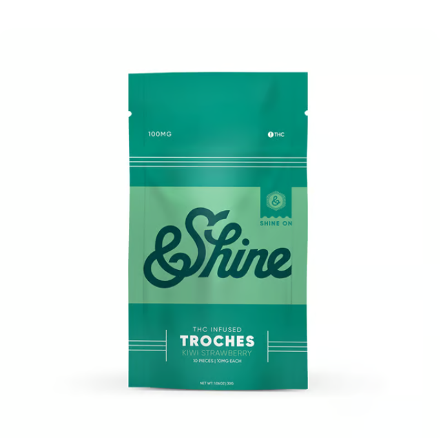 Photograph of product: Kiwi Strawberry | Distillate Troche | 10mg/10pk