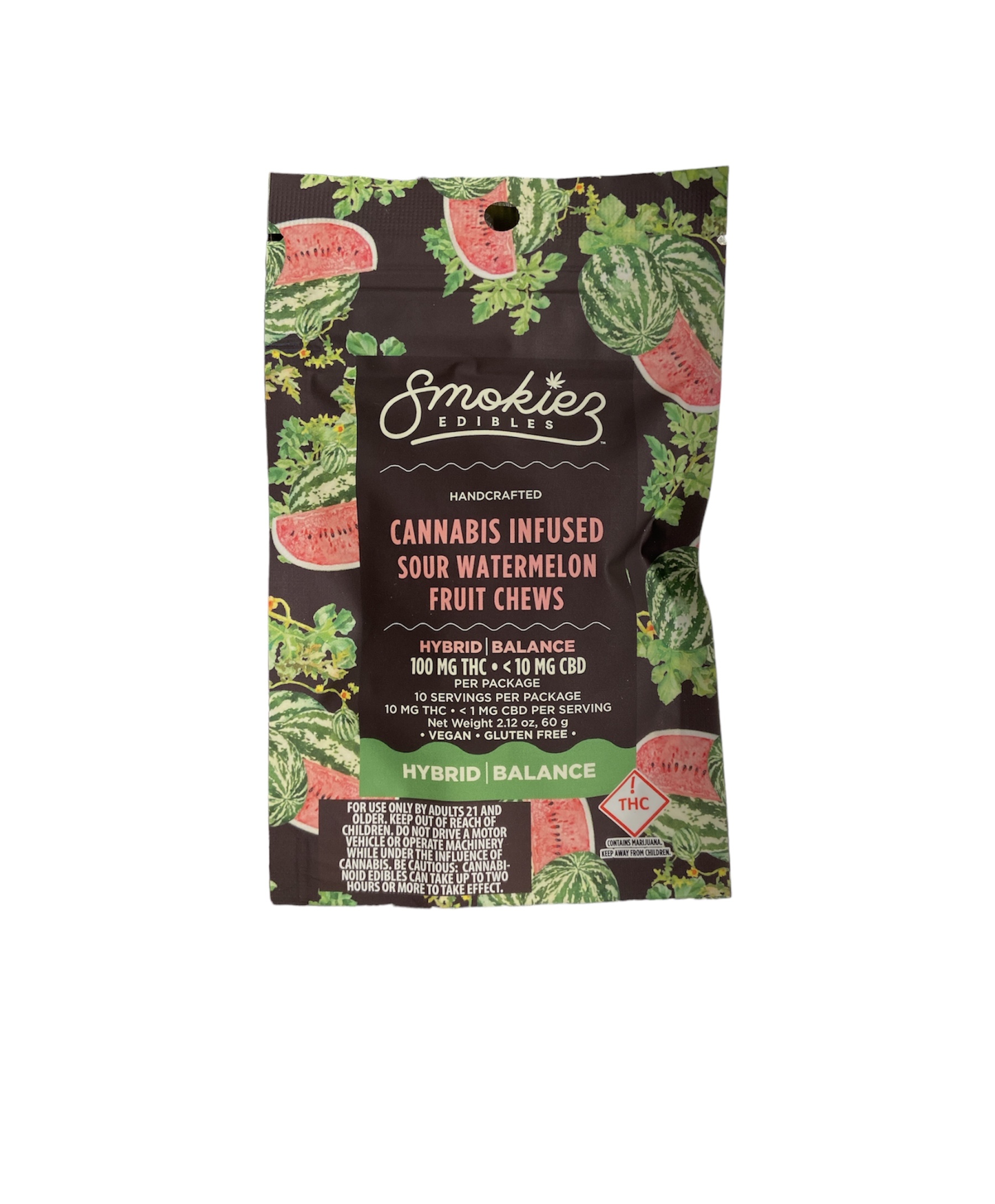 Photograph of product: Sour Watermelon- Smokiez