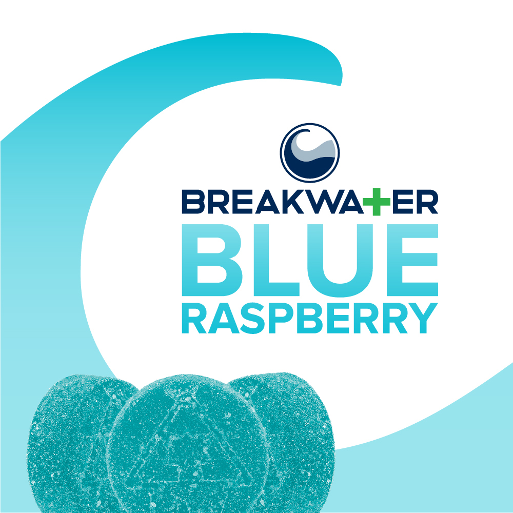 Photograph of product: Blue Raspberry Gummies (10pk) (100mg)