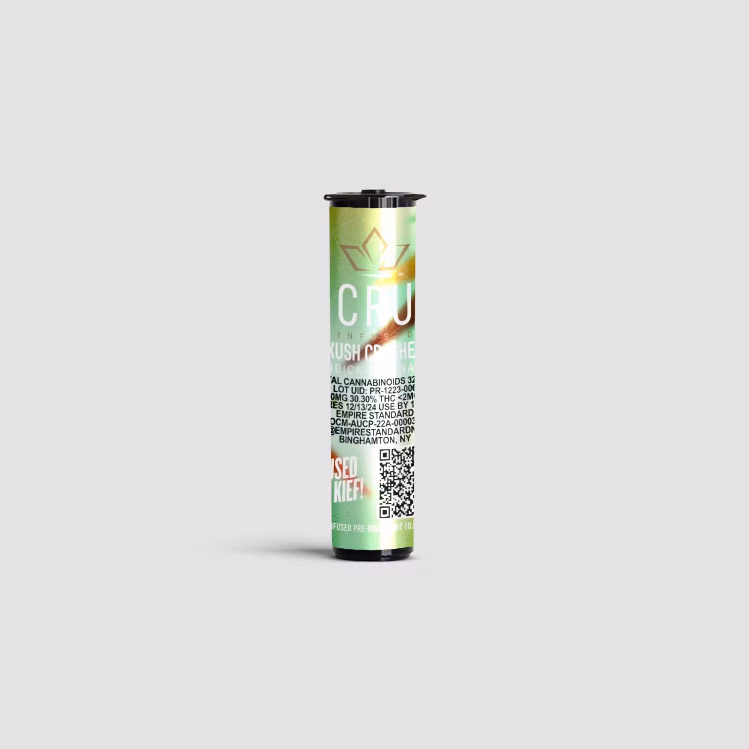 Photograph of Product: CRU | Kush Crasher Infused Pre-roll, .5g