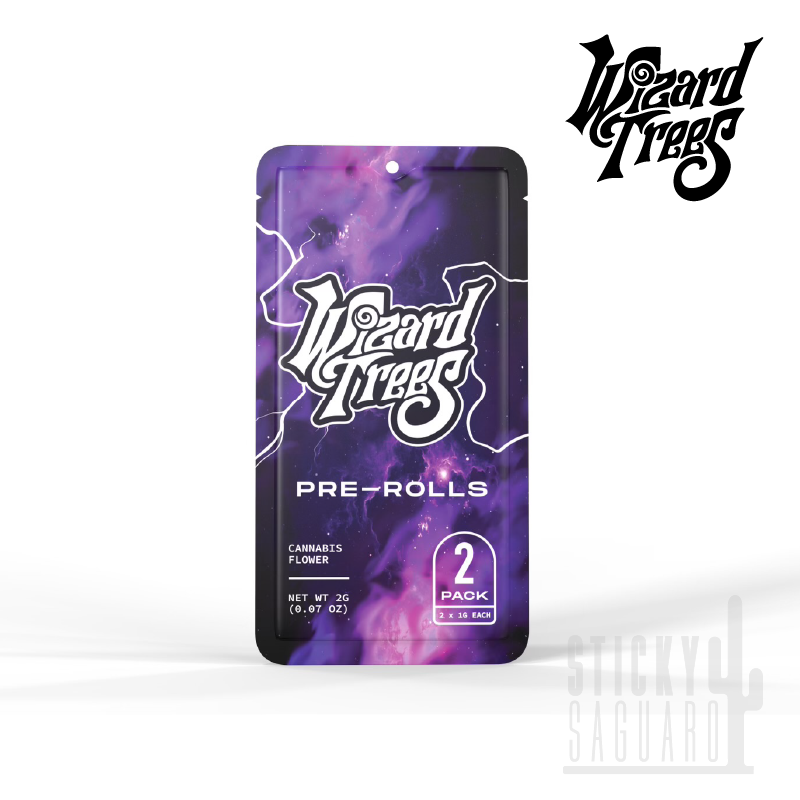 Photograph of product: Wizard Trees Pre-Roll Zangbanger 2 pk (H) 2g