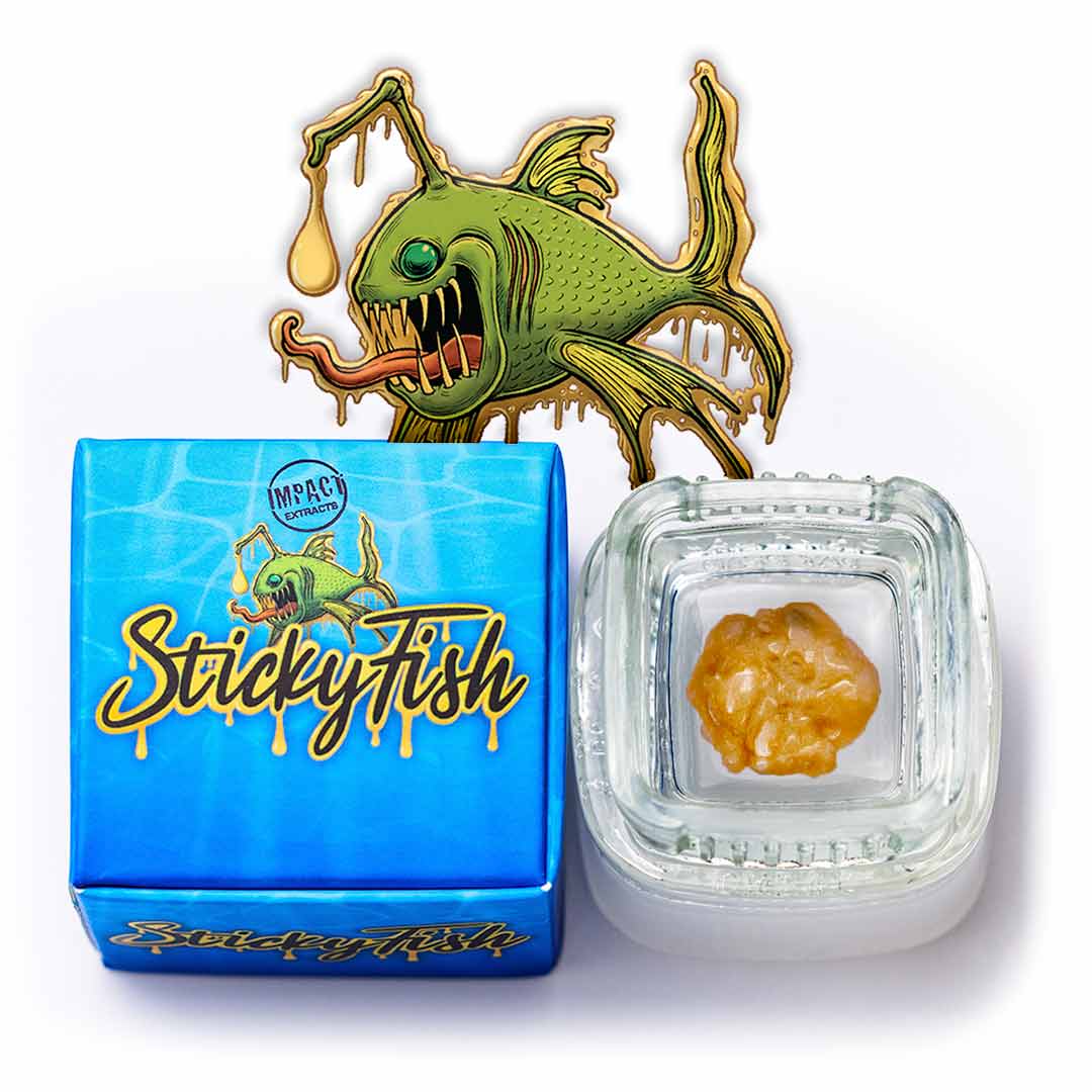 Photograph of Product: Melted Strawberries Live Badder | 0.5g - Sticky Fish