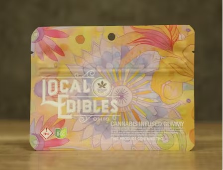 Photograph of product: Local Edibles | Grapefruit 1:1 CBD:TH-oui  10pc | 110mg Gummies