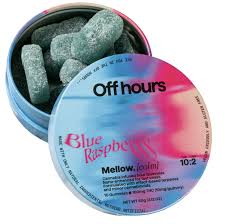 Photograph of product: Off Hours Mellow Gummies- Blue Raspberry