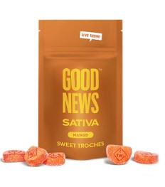 Photograph of product: 10ct/10mg Live Resin Troches (Mango)