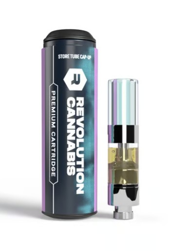 Photograph of product: Cartridge - Revolution - Gorilla'd Cheese Terp Tank (H) - 0.5g