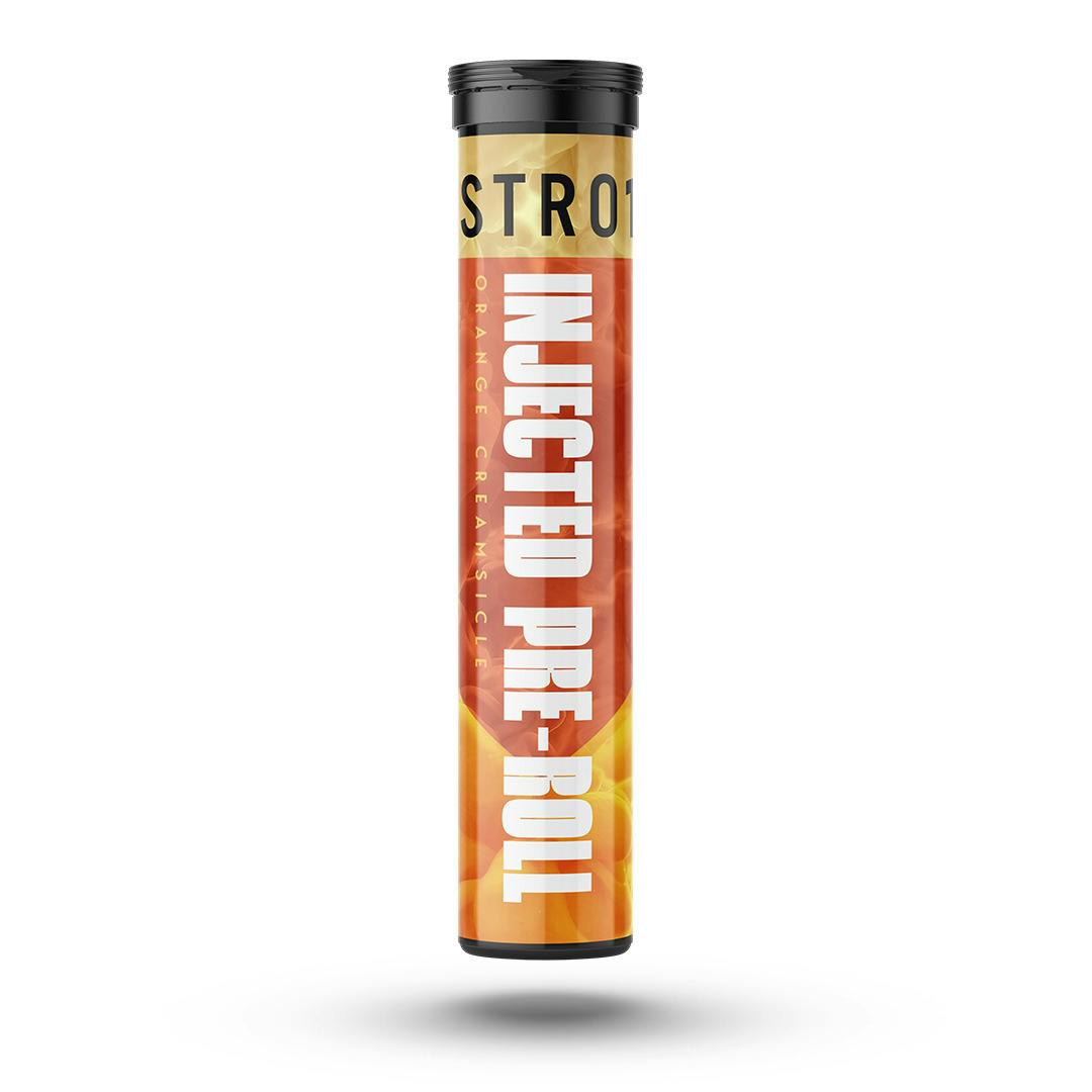 Photograph of product: Distro 10 | 10 x 0.5g Infused Pre Rolls | Orange Creamsicle