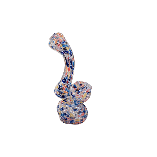 Photograph of product: 4-5" Frit Dichro Bubbler  21+ 10-60029 - Mixed Colors