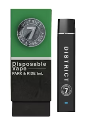 Photograph of product: D7 Gorilla Glue 1G Disposable Vape